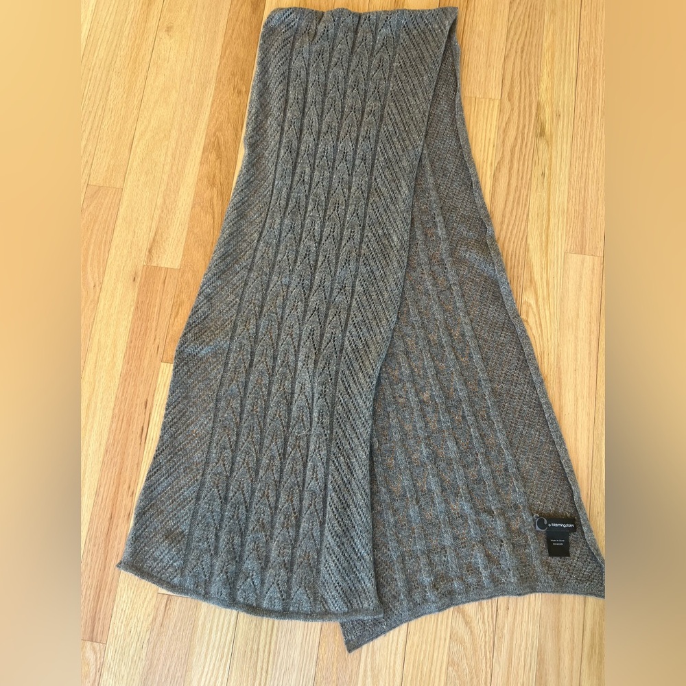 Cashmere scarf from Bloomingdale's